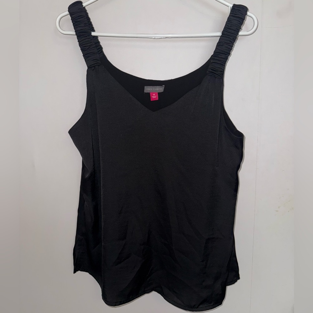 Vince Camuto Black and Red Sleeveless Camisole